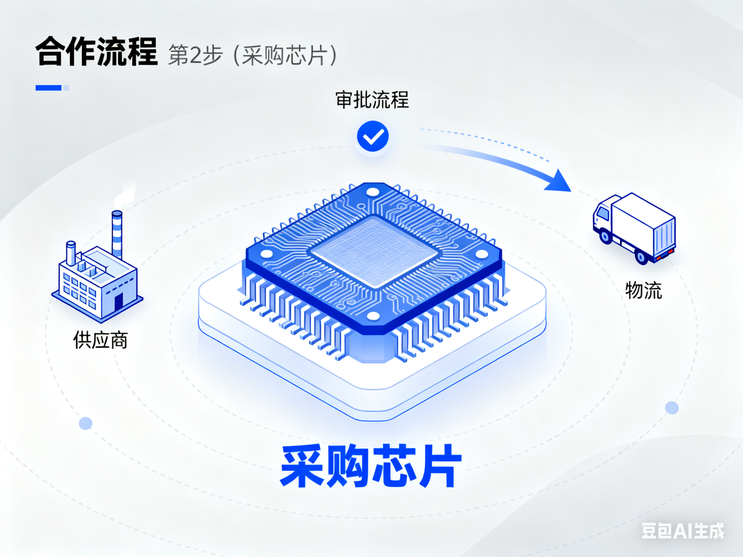 采购芯片示意图